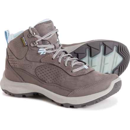 Keen Terradora Explorer Mid Hiking Boots - Waterproof (For Women) in Steel Grey/Clear Sky