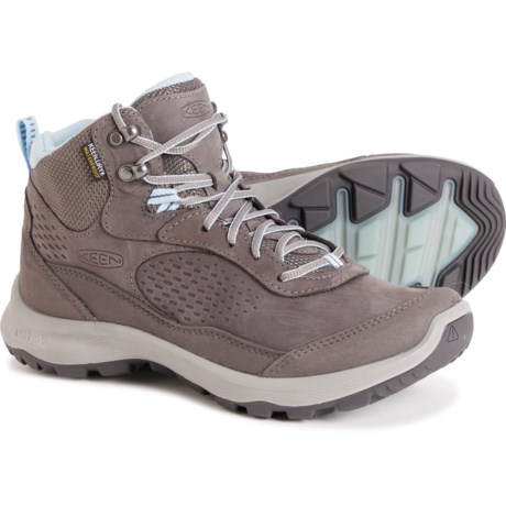 Keen Terradora Explorer Mid Hiking Boots - Waterproof (For Women) in Steel Grey/Clear Sky