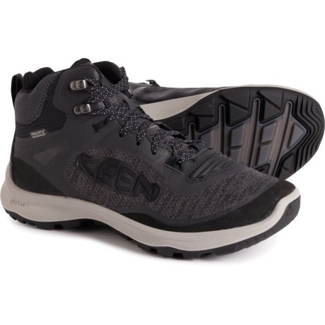 Keen Terradora Flex Mid Hiking Boots - Waterproof (For Women) in Black/Steel Grey