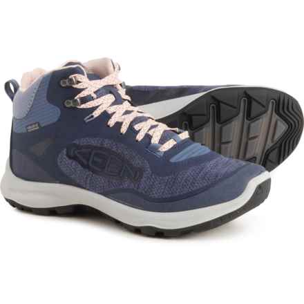 Keen Terradora Flex Mid Hiking Boots - Waterproof (For Women) in Vintage Indigo/Peachy Keen