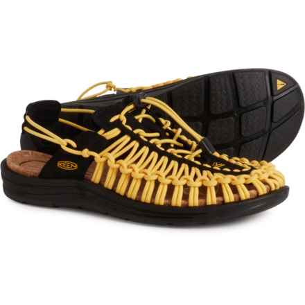 Keen Uneek II Convertible Sandals (For Men) in Black/Keen Yellow