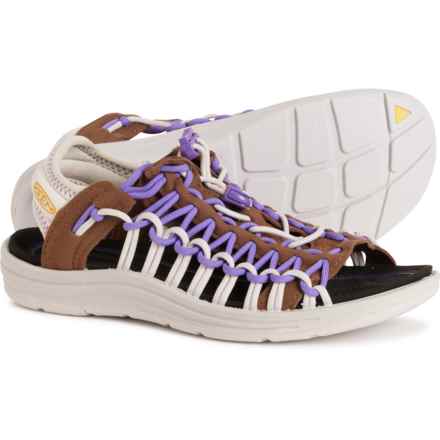 Keen Uneek II Open-Toe Sandals (For Women) in Dark Earth/Tillandsia Purple