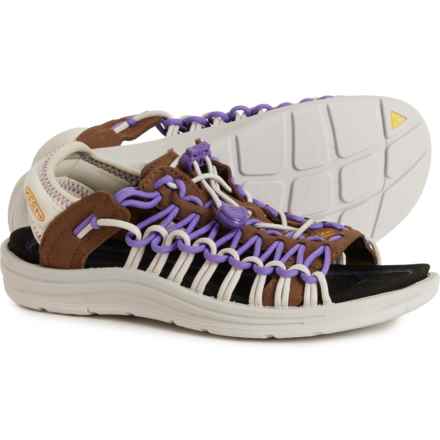 Keen Uneek II Open-Toe Sandals (For Women) in Dark Earth/Tillandsia Purple