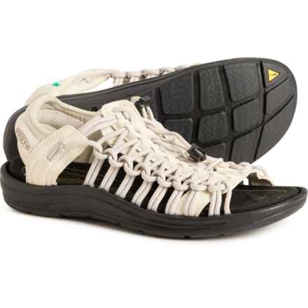 Keen Uneek II Open Toe Sport Sandals (For Women) in Silver Birch/Black