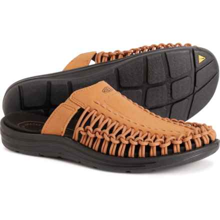 Keen Uneek II Slide Sandals (For Men) in Cathay Spice/Black