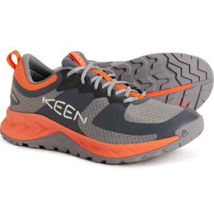 Keen Versacore Hiking Shoes - Waterproof (For Men) in Steel Grey/Scarlet Ibis