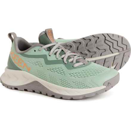 Keen Versacore Speed Trail Running Shoes (For Women) in Granite Green/Tangerine