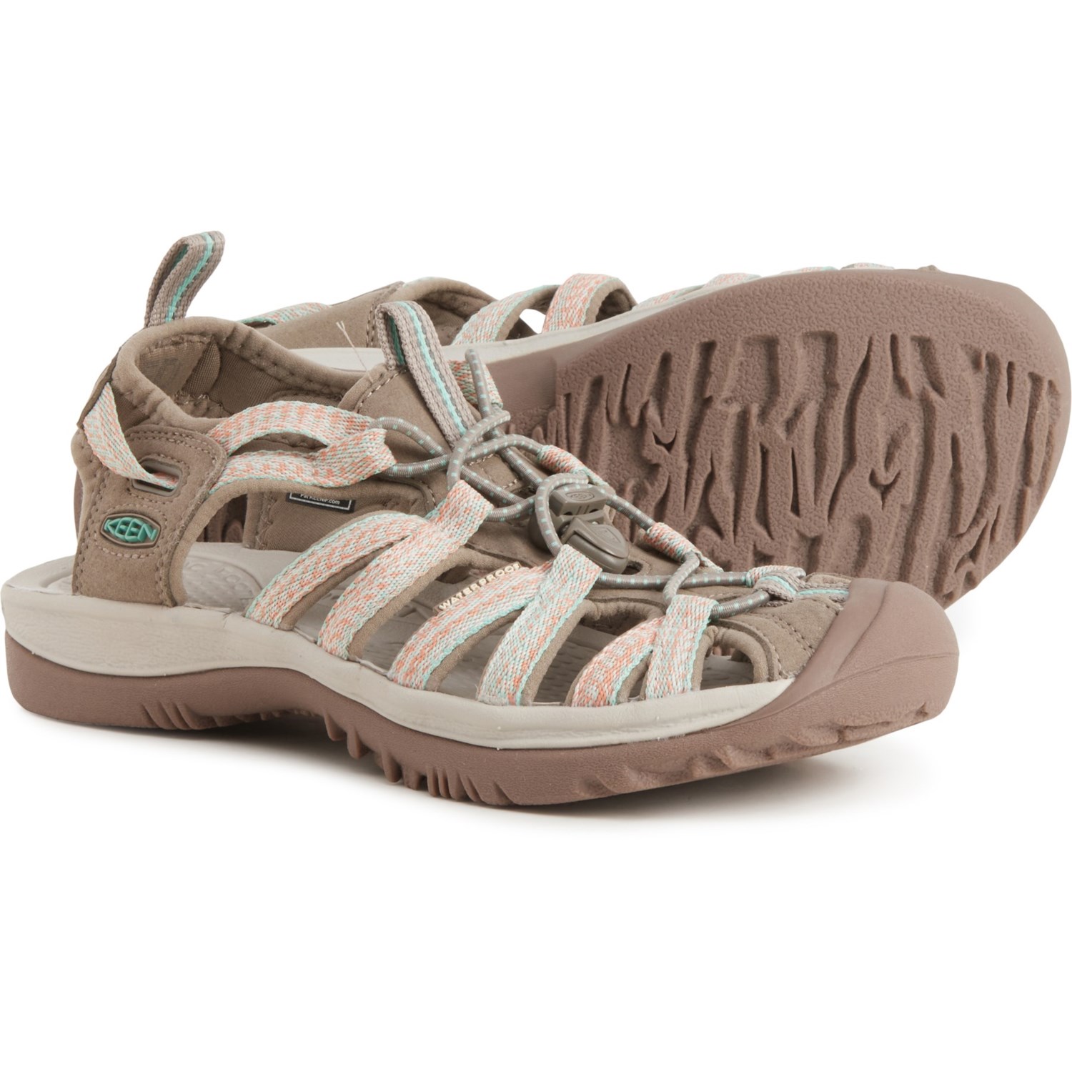 Keen whisper taupe online coral