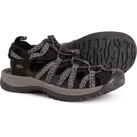Keen Whisper Sport Sandals (For Women) in Black/Steel Grey