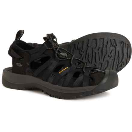 Keen Whisper Sport Sandals - Waterproof (For Women) in Black/Magnet