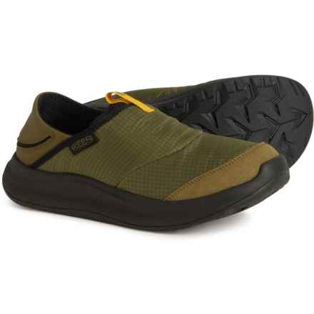 Keen Whyser Shoes - Slip-Ons (For Men) in Bronze Green/Black
