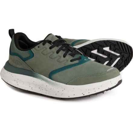 Keen WK400 Walking Shoes - Leather (For Women) in Dark Forest/Sea Moss