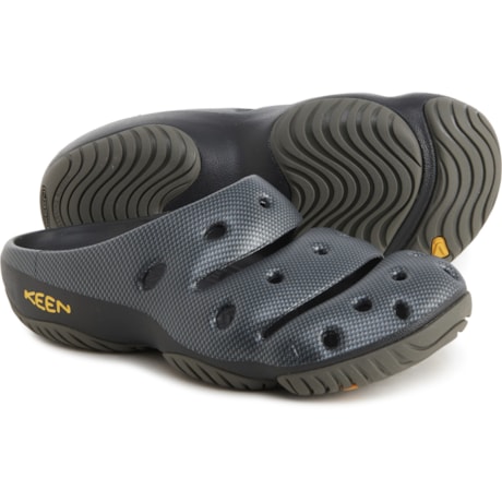 KEEN Yogui Men's Slip-On Clog - Black, Synthetic, Sizes 7-14, New In Box
