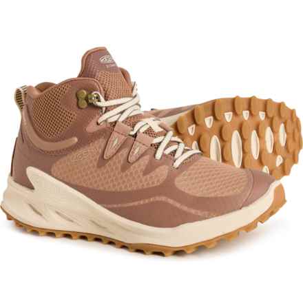 Keen Zionic Mid Hiking Boots - Waterproof (For Women) in Warm Taupe/Birch