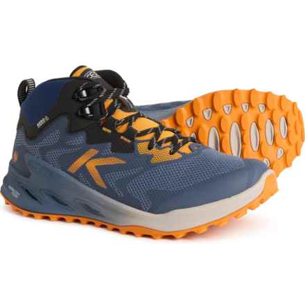 Keen Zionic NXT Mid Hiking Boots - Waterproof (For Men) in Naval Academy/Bright Marigold