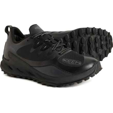 Keen Zionic Trail Running Shoes - Waterproof (For Women) in Black/Black