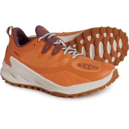 Keen Zionic Trail Running Shoes - Waterproof (For Women) in Tangerine/Star White