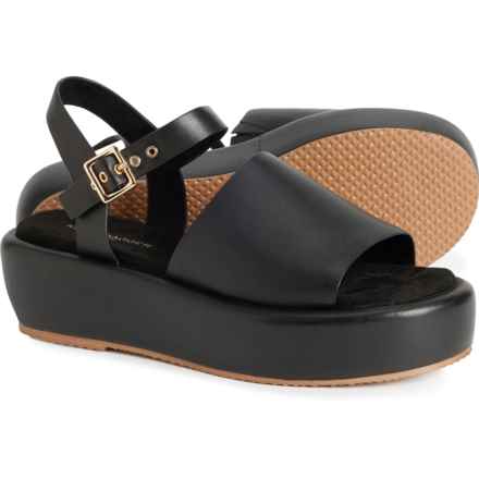 Kelsi Dagger Birdie Platform Sandals - Leather (For Women) in Black