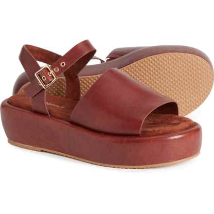 Kelsi Dagger Birdie Platform Sandals - Leather (For Women) in Cider