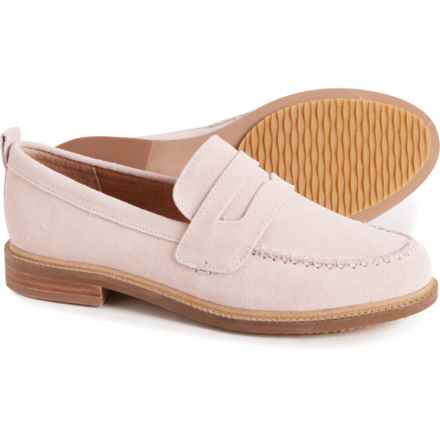 Kelsi Dagger Lens Penny Loafers - Suede (For Women) in Paloma