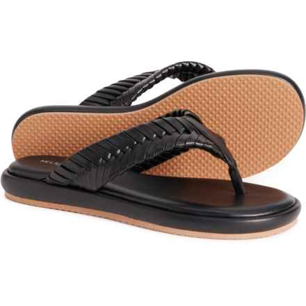 Kelsi Dagger Tidal Braided Thong Sandals (For Women) in Black