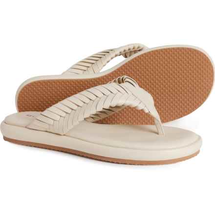 Kelsi Dagger Tidal Braided Thong Sandals (For Women) in Shell