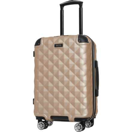 Kenneth Cole 20” Diamond Tower Carry-On Suitcase - Hardside, Expandable, Rose in Rose