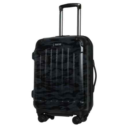 Kenneth Cole 20” Renegade Spinner Suitcase - Hardside, Expandable, Black Camo in Black Camo