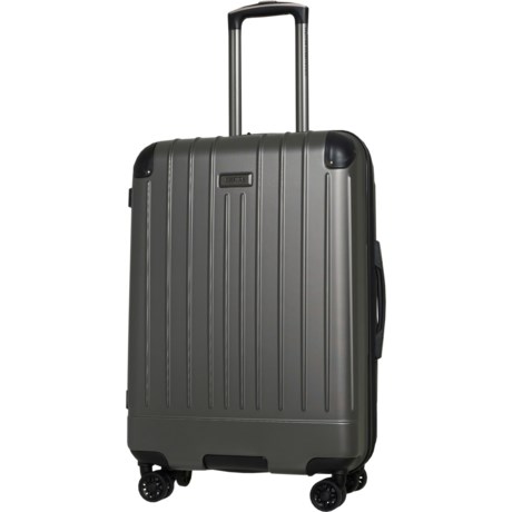 Kenneth Cole 24” Flying Axis Spinner Suitcase - Hardside, Expandable, Silver in Silver