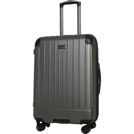 Kenneth Cole 24” Flying Axis Spinner Suitcase - Hardside, Expandable, Silver in Silver