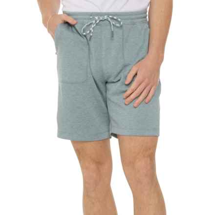 Kenneth Cole Active The Tech Jogger Shorts - UPF 50+ in Aloe Green Heather
