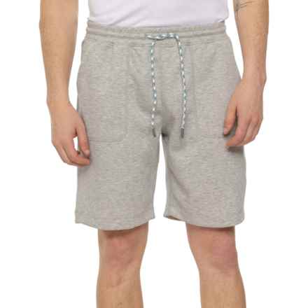 Kenneth Cole Active The Tech Jogger Shorts - UPF 50+ in Cream Heather