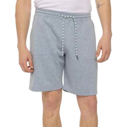 Kenneth Cole Active The Tech Jogger Shorts - UPF 50+ in Sky Blue Heather