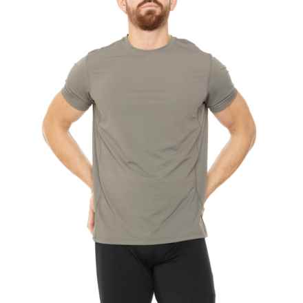 Kenneth Cole Active The Tech-Performance T-Shirt - Short Sleeve in Dark Stone