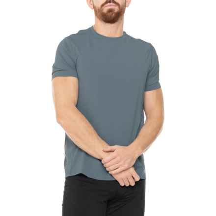 Kenneth Cole Active The Tech-Performance T-Shirt - Short Sleeve in Sea Storm Blue