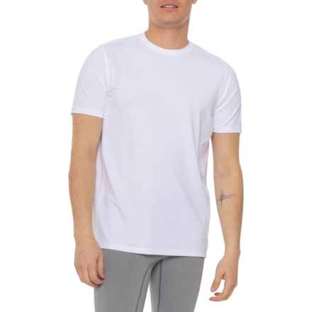 Kenneth Cole Active The Tech-Performance T-Shirt- Short Sleeve in White