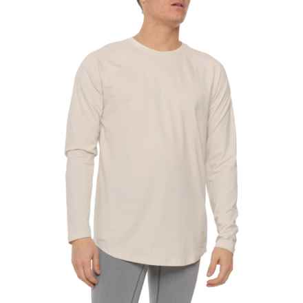 Kenneth Cole Active The Tech T-Shirt - UPF 50+, Long Sleeve in Cream