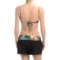 9013A_4 Kenneth Cole Palms Up Bandeau Bikini Top (For Women)