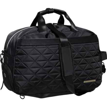 Kenneth Cole Reaction Emma Quilted 3-in-1 Convertible Duffel Bag - Black in Black