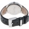 7024P_2 Kenneth Cole Slim Mother-of-Pearl Face Watch - Leather Strap (For Men)