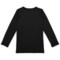 577AU_2 Kenyon Black Waffle-Knit Base Layer Top - Long Sleeve (For Little and Big Boys)