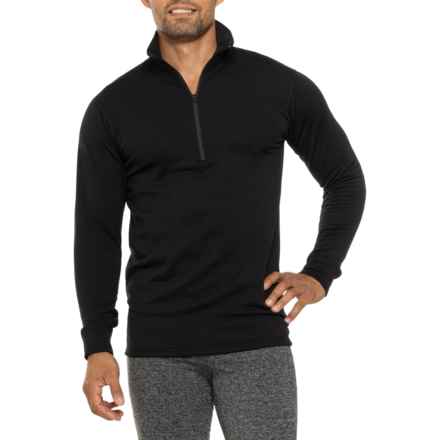 Kenyon Polartec® Power Stretch® Base Layer Top - Zip Neck, Long Sleeve in Black