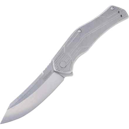 Kershaw Husker Stainless Steel Folding Knife - 3” Blade in Stainless