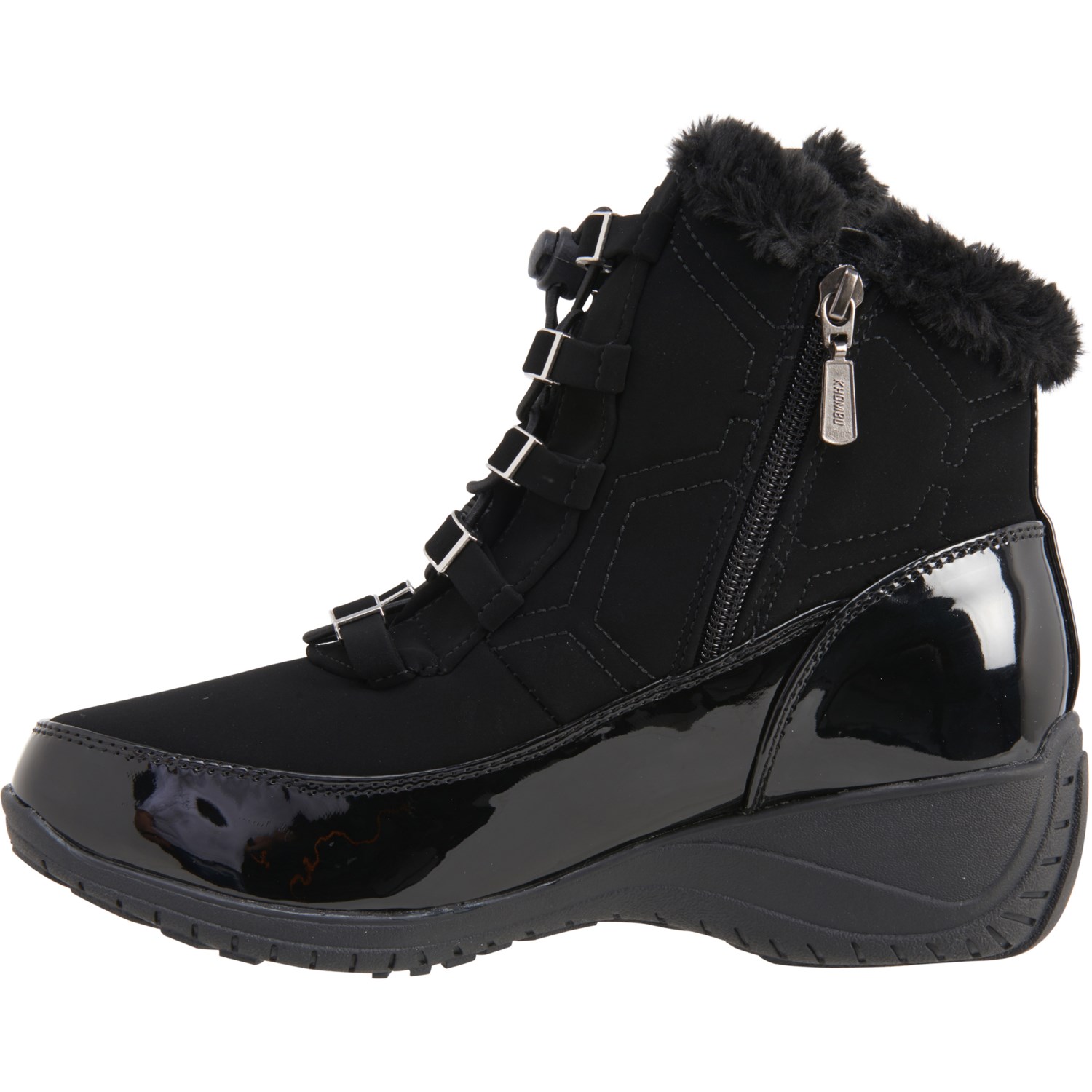 khombu wedge boots