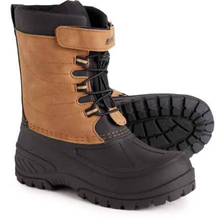 Khombu Boys Abie Snow Boots - Insulated in Brown