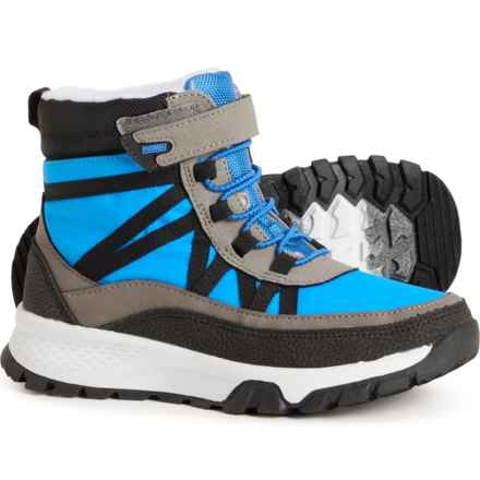 Khombu Boys and Girls Mackay Snow Boots - Insulated in Blue/Black