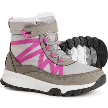 Khombu Boys and Girls Moore Snow Boots - Insulated in Grey