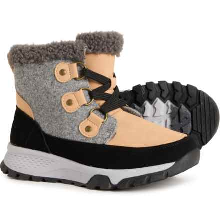 Khombu Boys and Girls Troy Snow Boots - Insulated in Grey