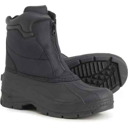Khombu Glacier Zip Duck Boots - Waterproof, Insulated (For Men) in Black