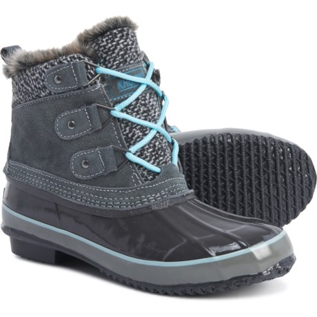 waterproof faux fur snow boots
